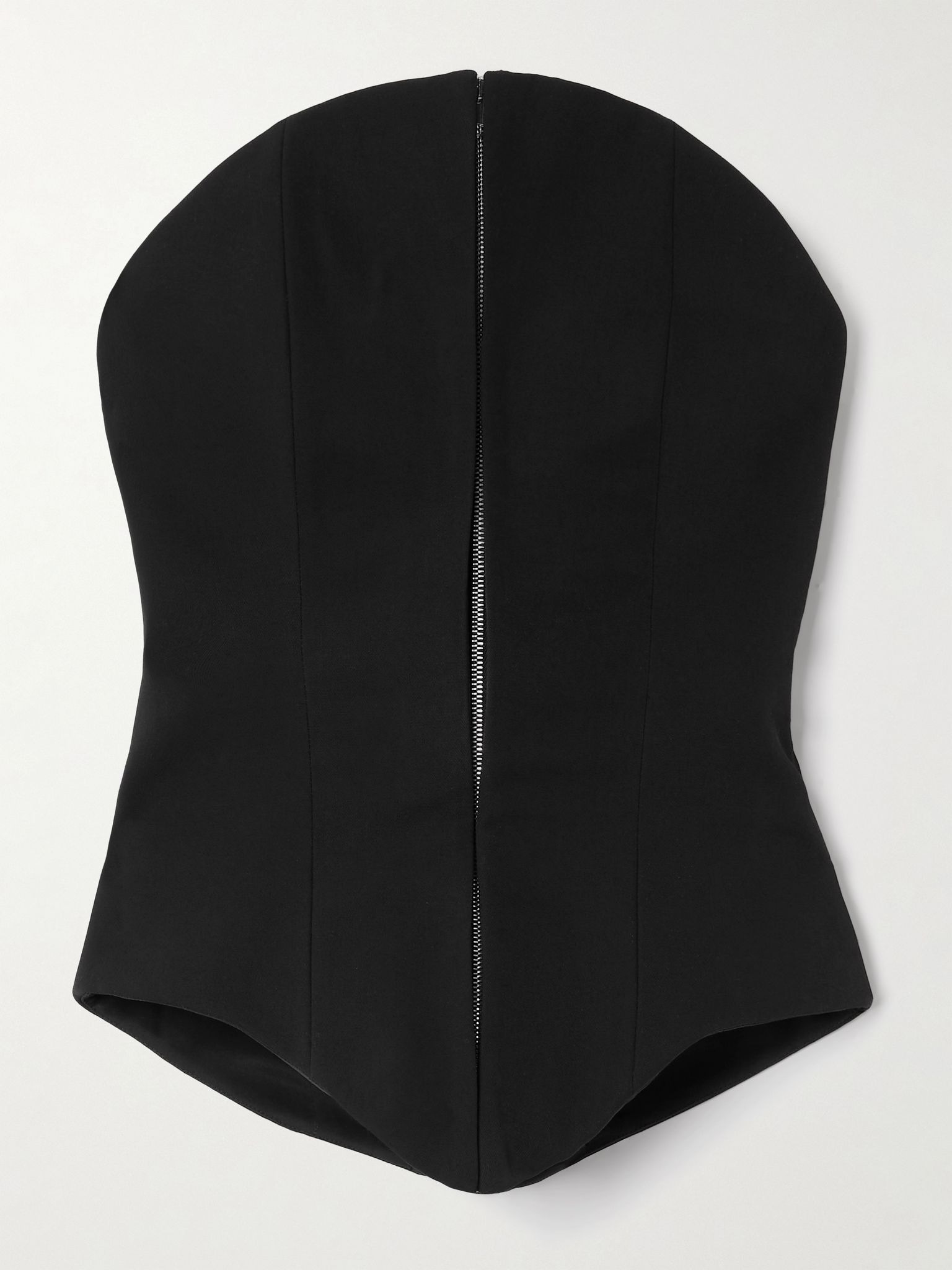 Wool bustier top Black - 1