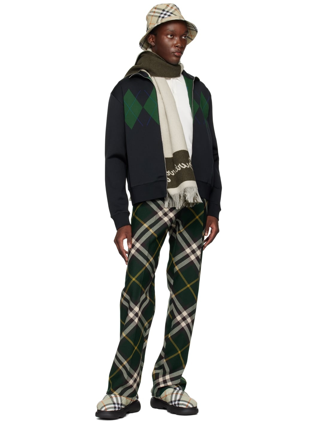 【関税&送料込】Burberry Check Wool Trousers Burberry Check Wool Trousers | REVERSIBLE