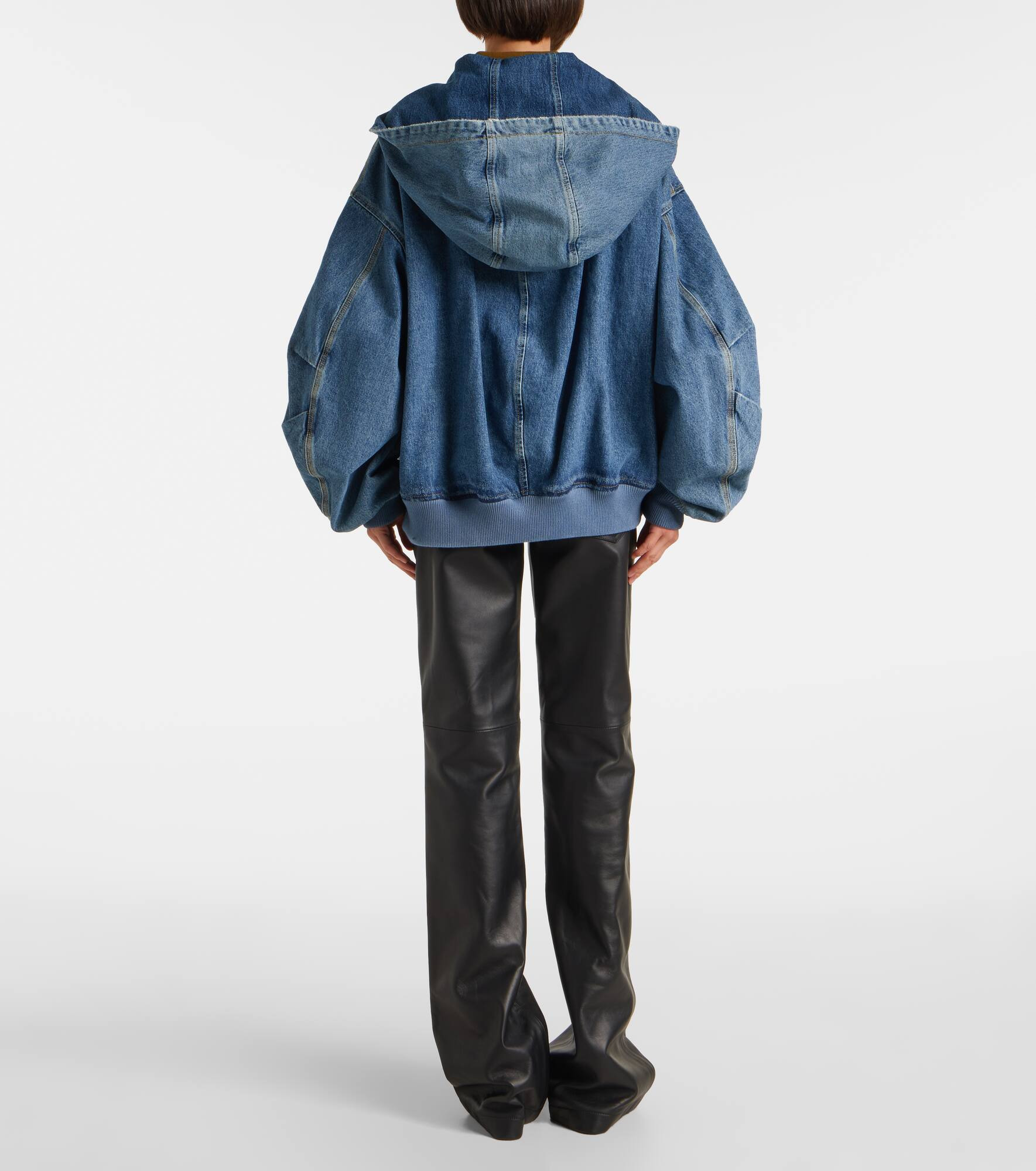 Denim blouson - 3