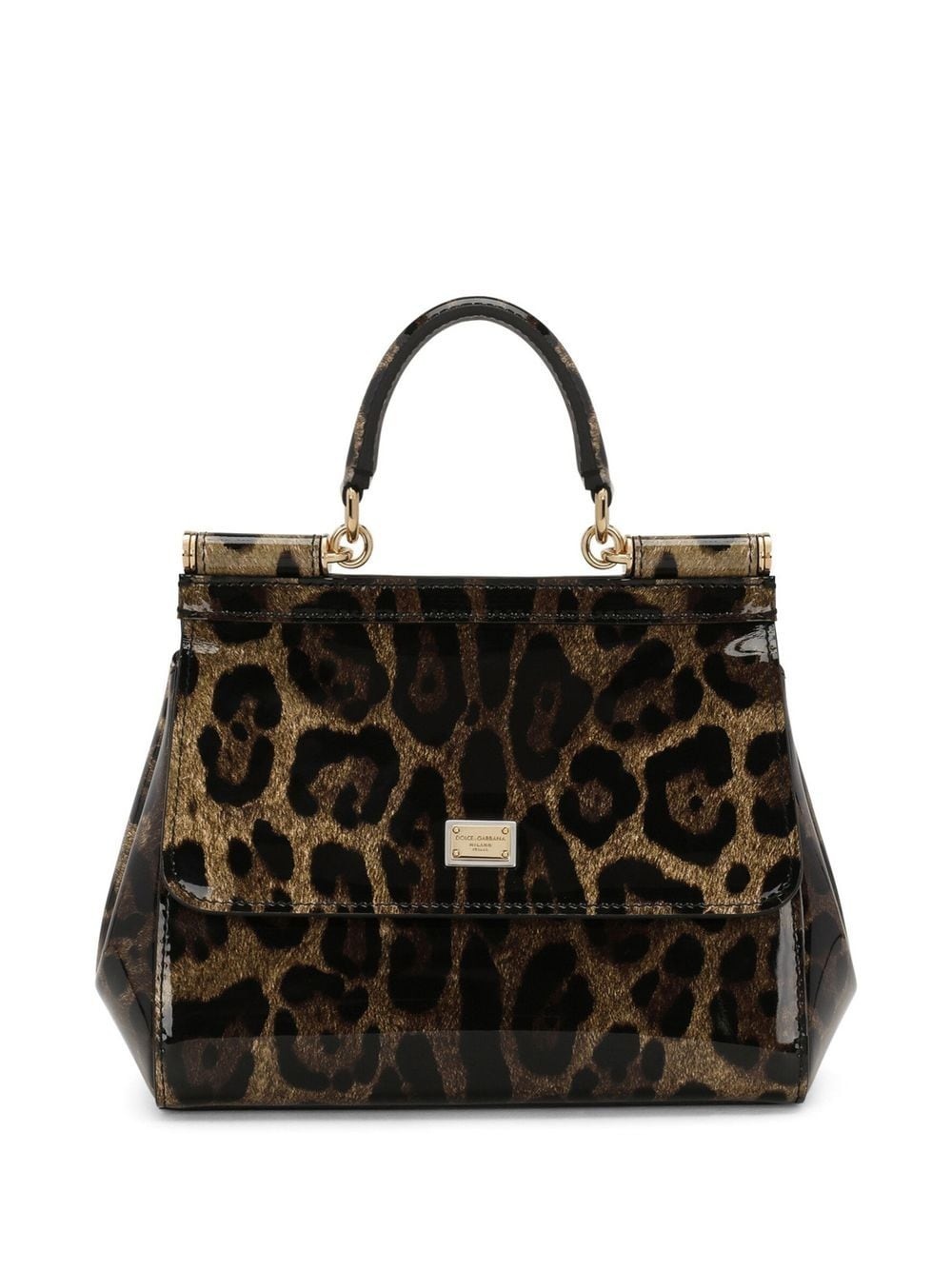 KIM DOLCE&GABBANA leopard-print Sicily bag - 1