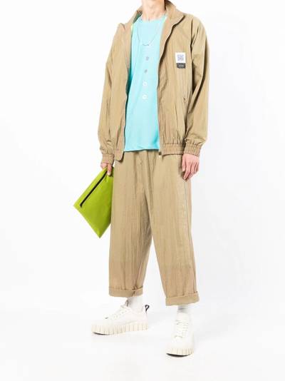 Fumito Ganryu wide leg cropped trousers outlook