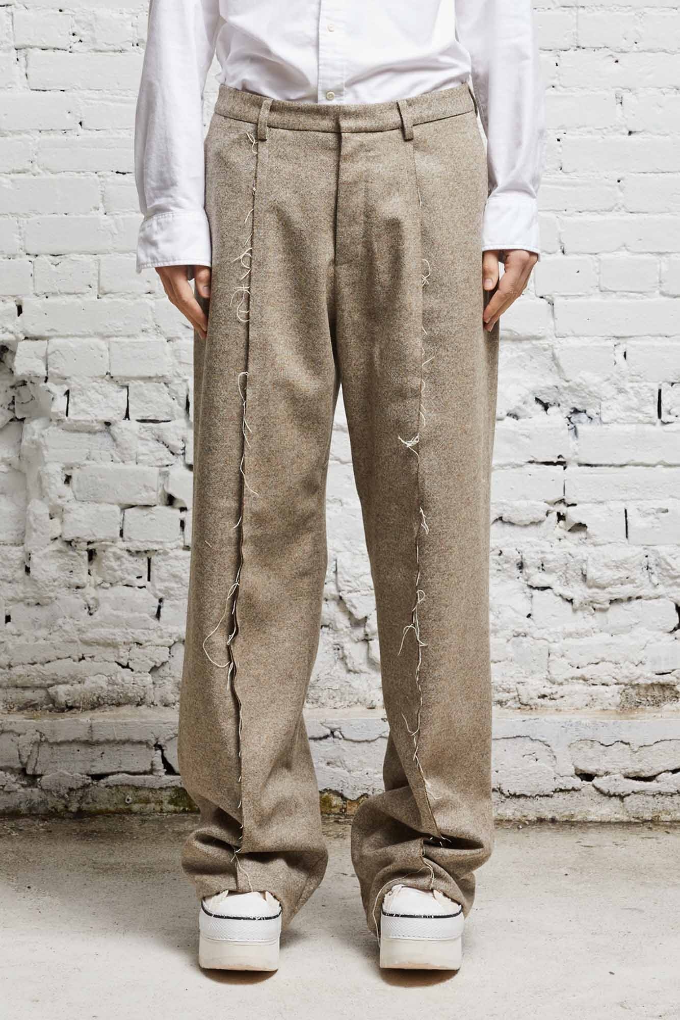 INVERTED TROUSER - OATMEAL - 2