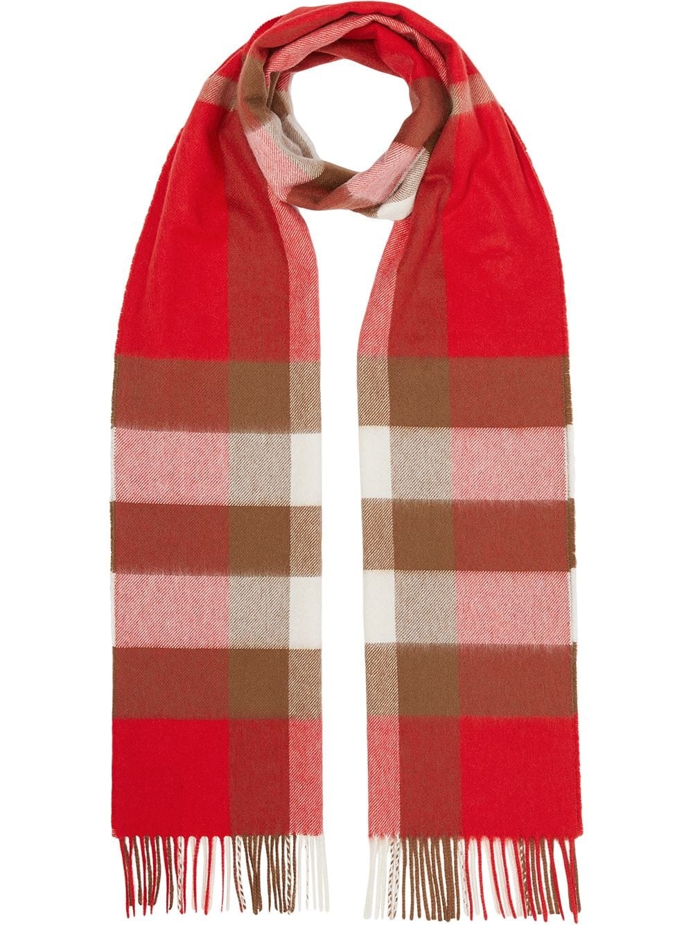 check cashmere scarf - 1