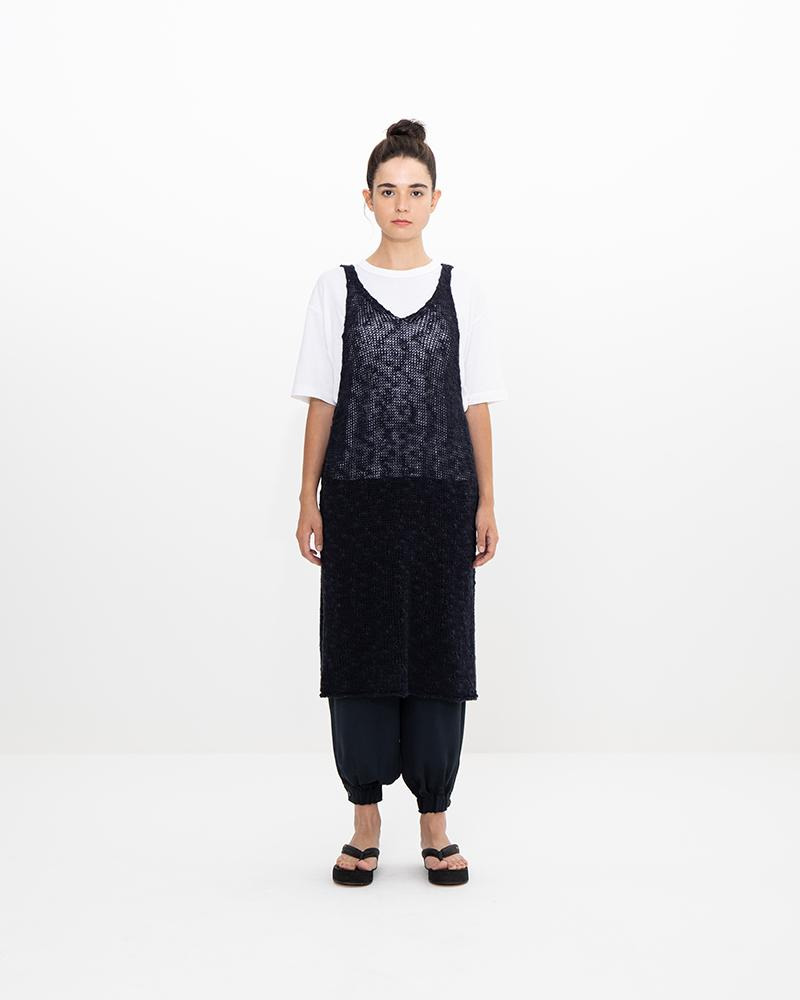 HARENA KNIT DRESS (SI/C) NAVY - 3