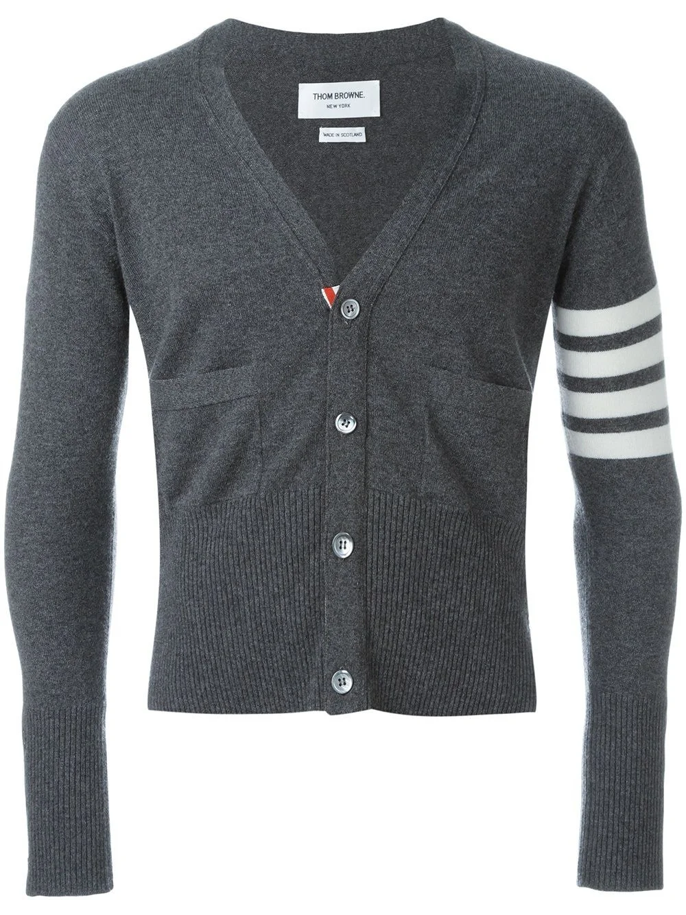 Thom Browne Men 4Bar Cashmere Cardigan - 1