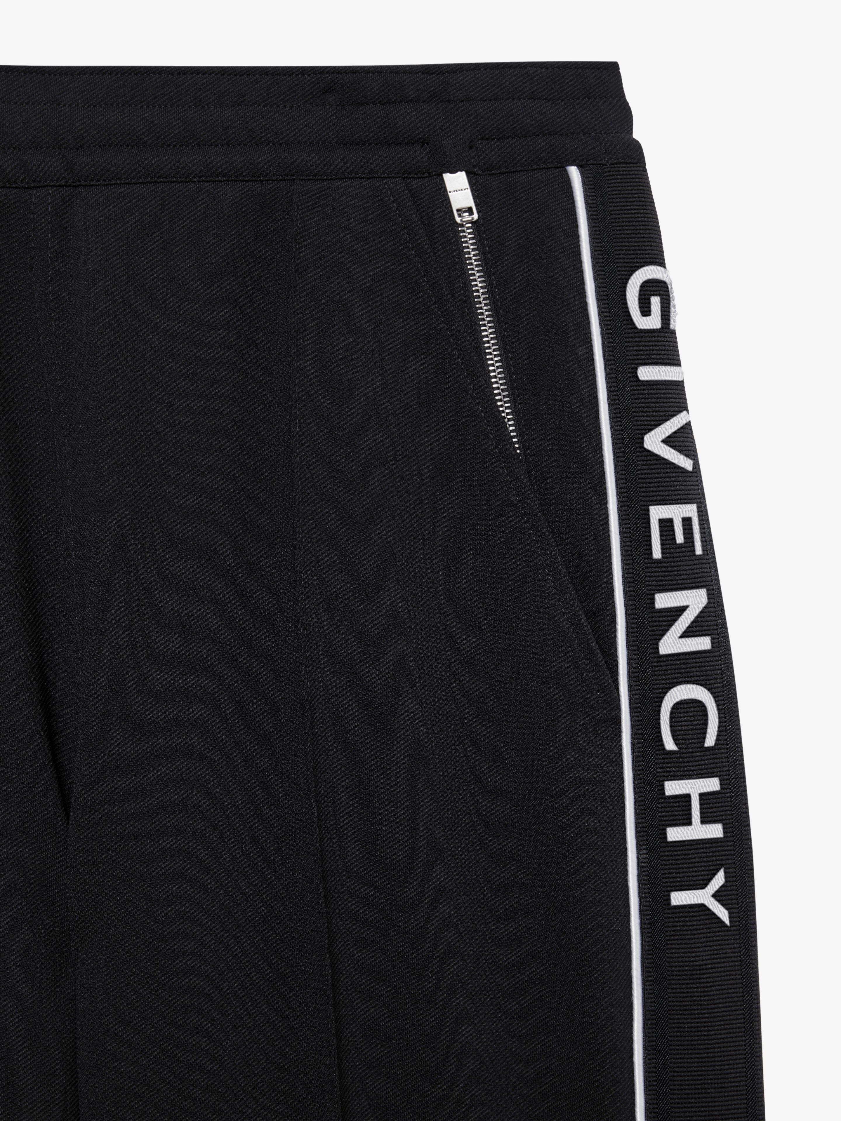 SLIM-FIT JOGGER PANTS IN JERSEY WITH GIVENCHY BANDS - 5