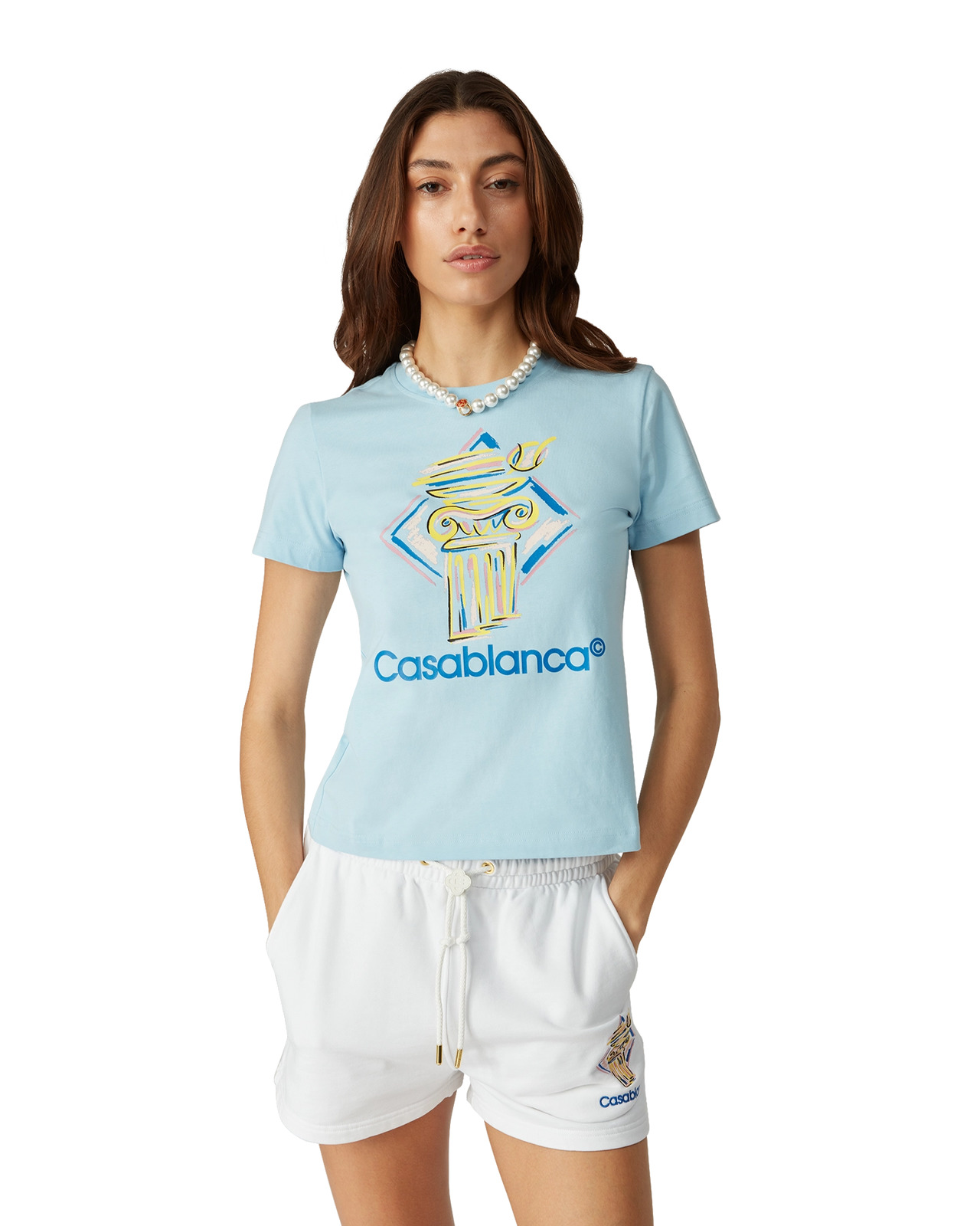 Diamond Column T-Shirt | Casablanca Paris - 4