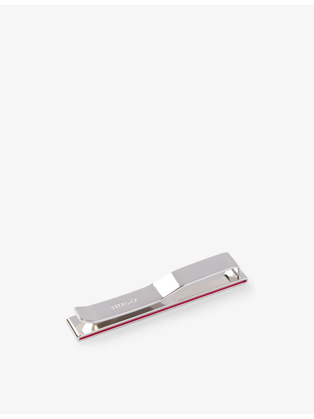 Debossed-Branded Brass Tie Clip - 5