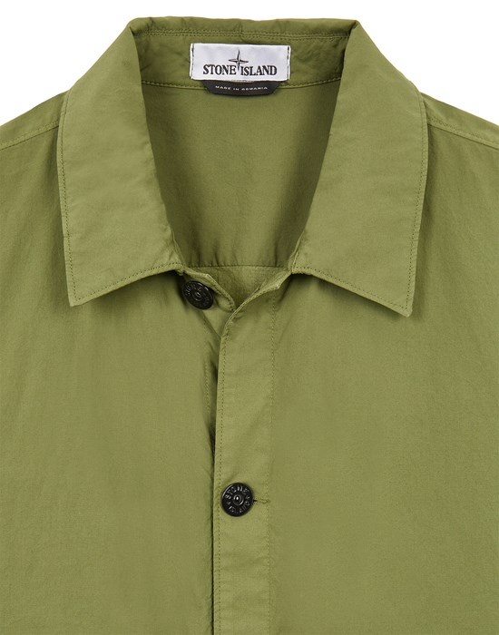 10203 STRETCH COTTON TELA 'PARACADUTE'_ GARMENT DYED OLIVE GREEN - 3