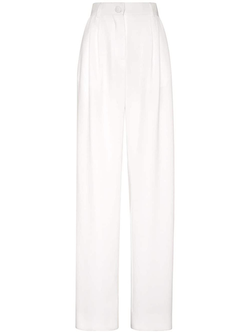 high-waisted tailored trousers 1