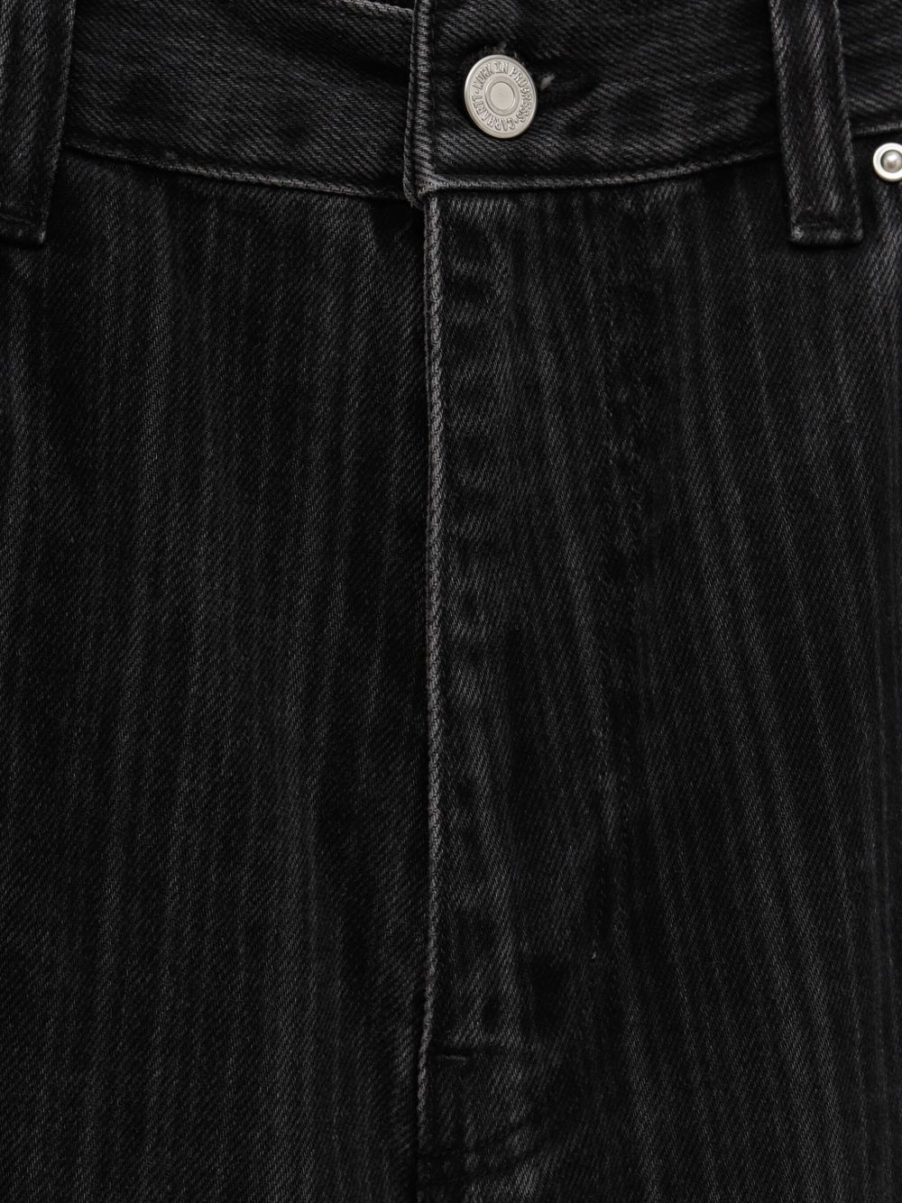 pinstripe denim shorts - 3