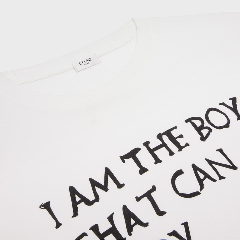 I am the boy cotton jersey t-shirt 3