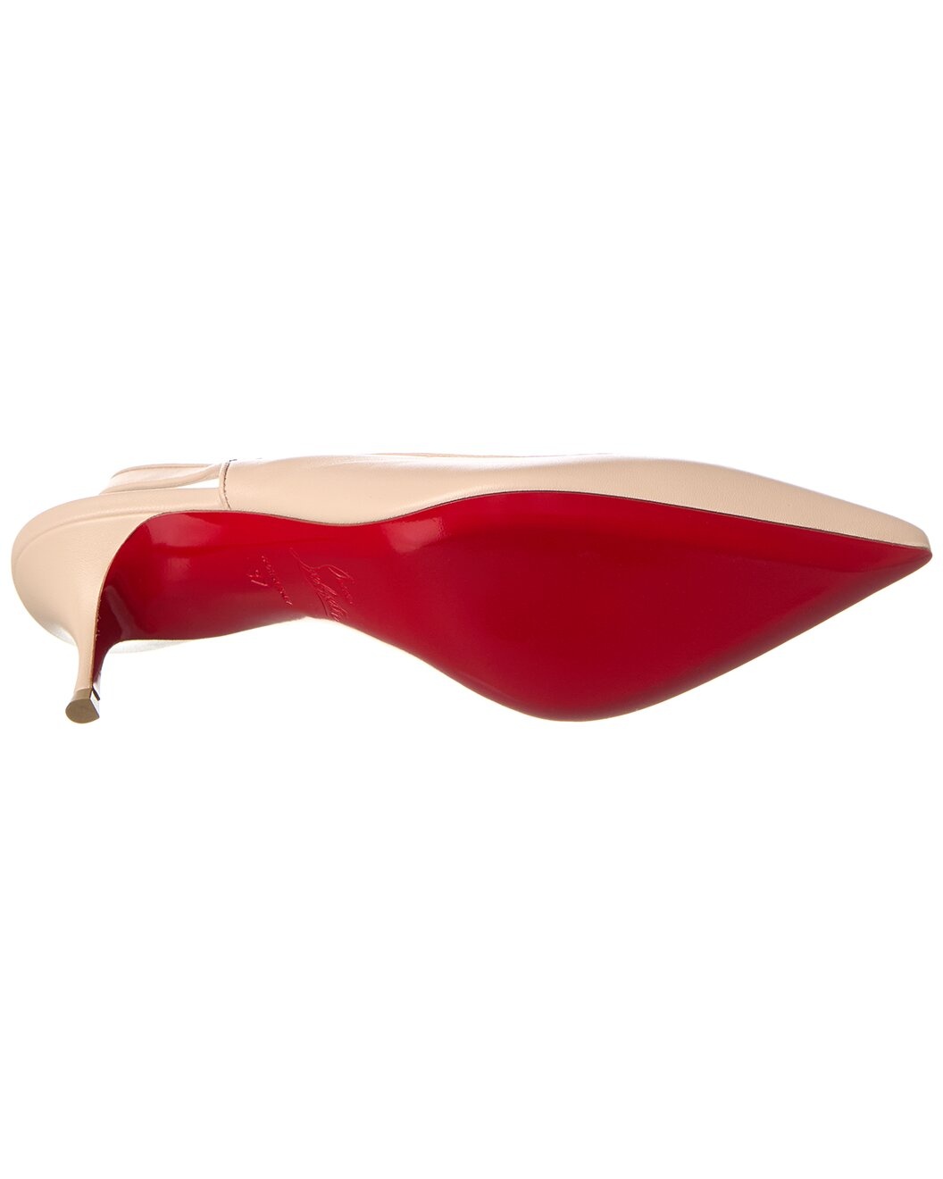 Christian Louboutin Sporty Kate 55 Leather Slingback Pump - 4