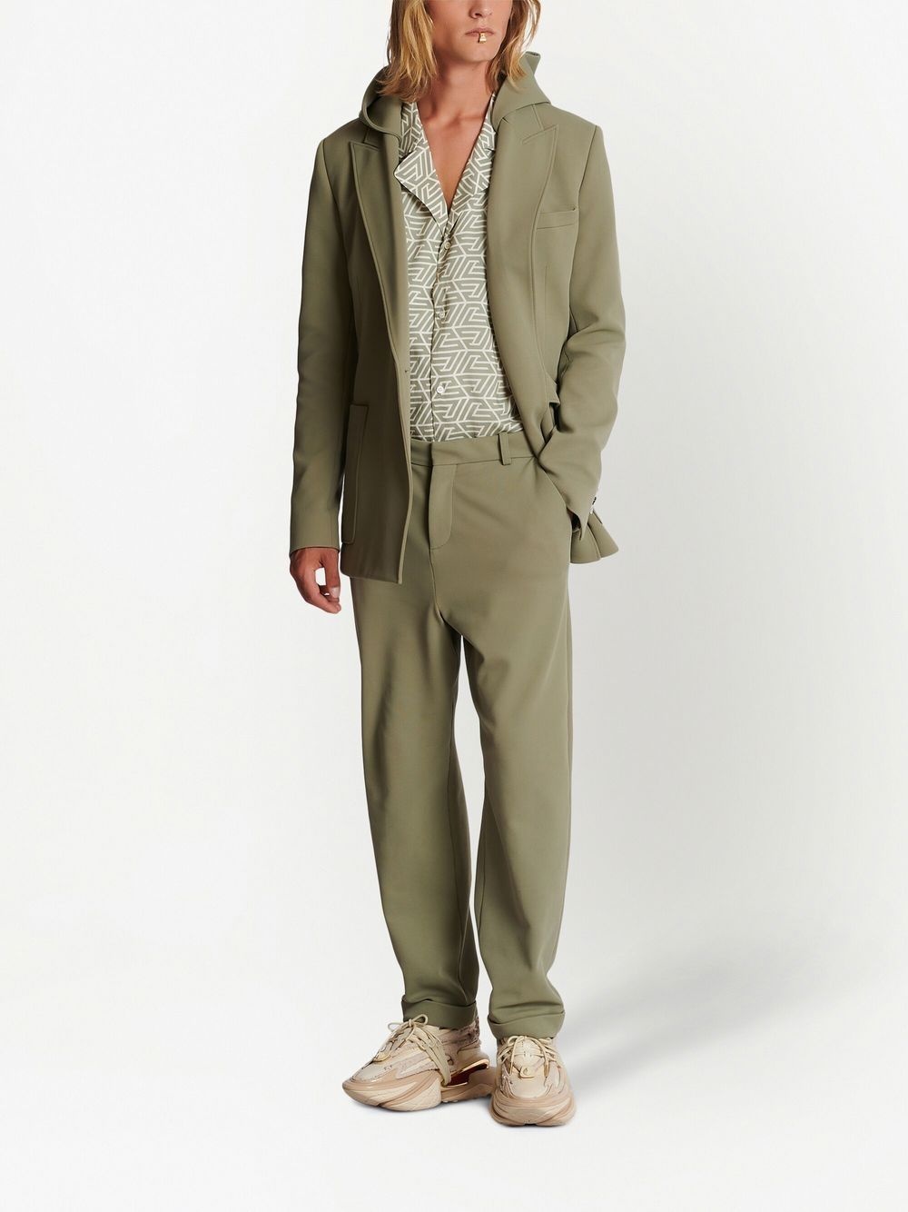 straight-leg cut chino trousers - 2