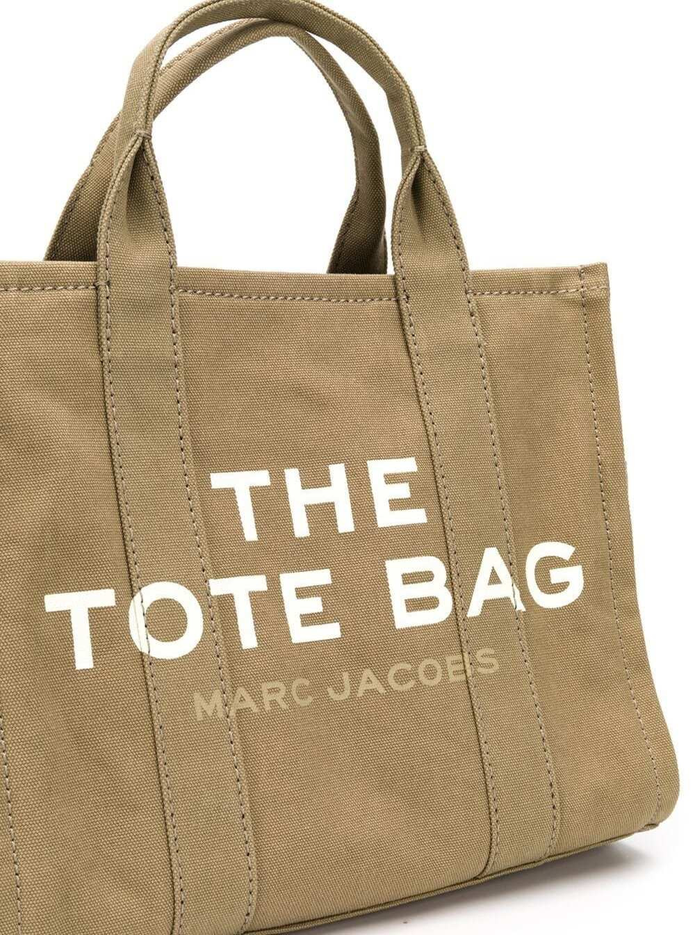 Marc Jacobs Women 'The Medium Tote' Brown Tote Bag With Logo Lettering On The Front In Cotton Woman - 3