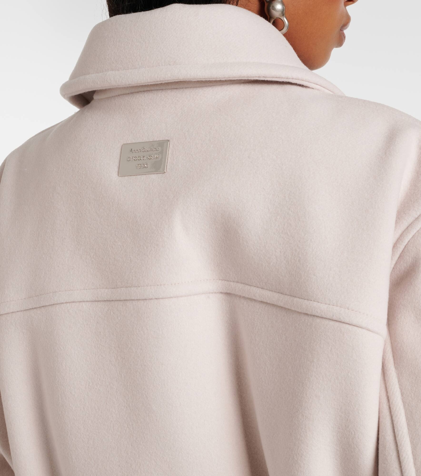 Wool-blend bomber jacket - 6