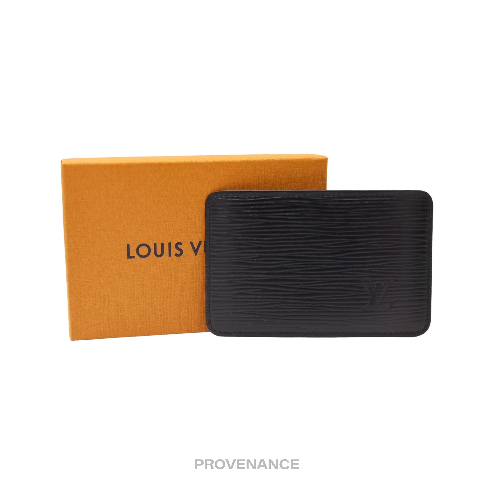 Louis Vuitton MALLETIER Card Holder Wallet - Black Epi - 1