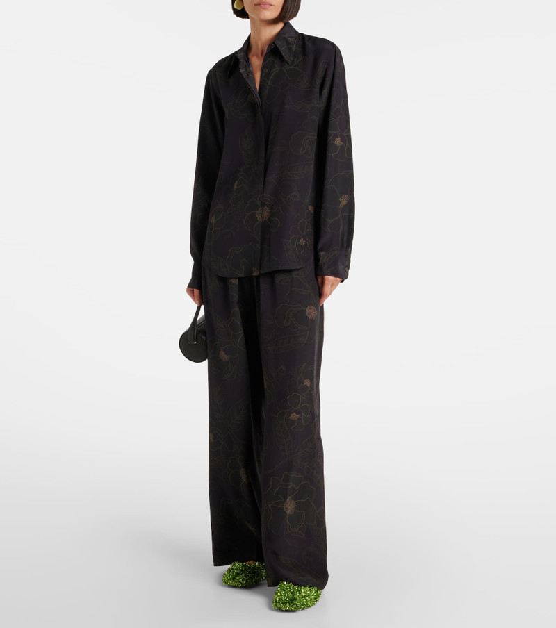 Dries Van Noten Floral silk shirt outlook