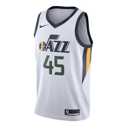 Nike NBA Basketball Jersey/Vest SW Fan Edition Utah Jazz 4 No. 5 White Green Whitegreen 864453-102 - 1