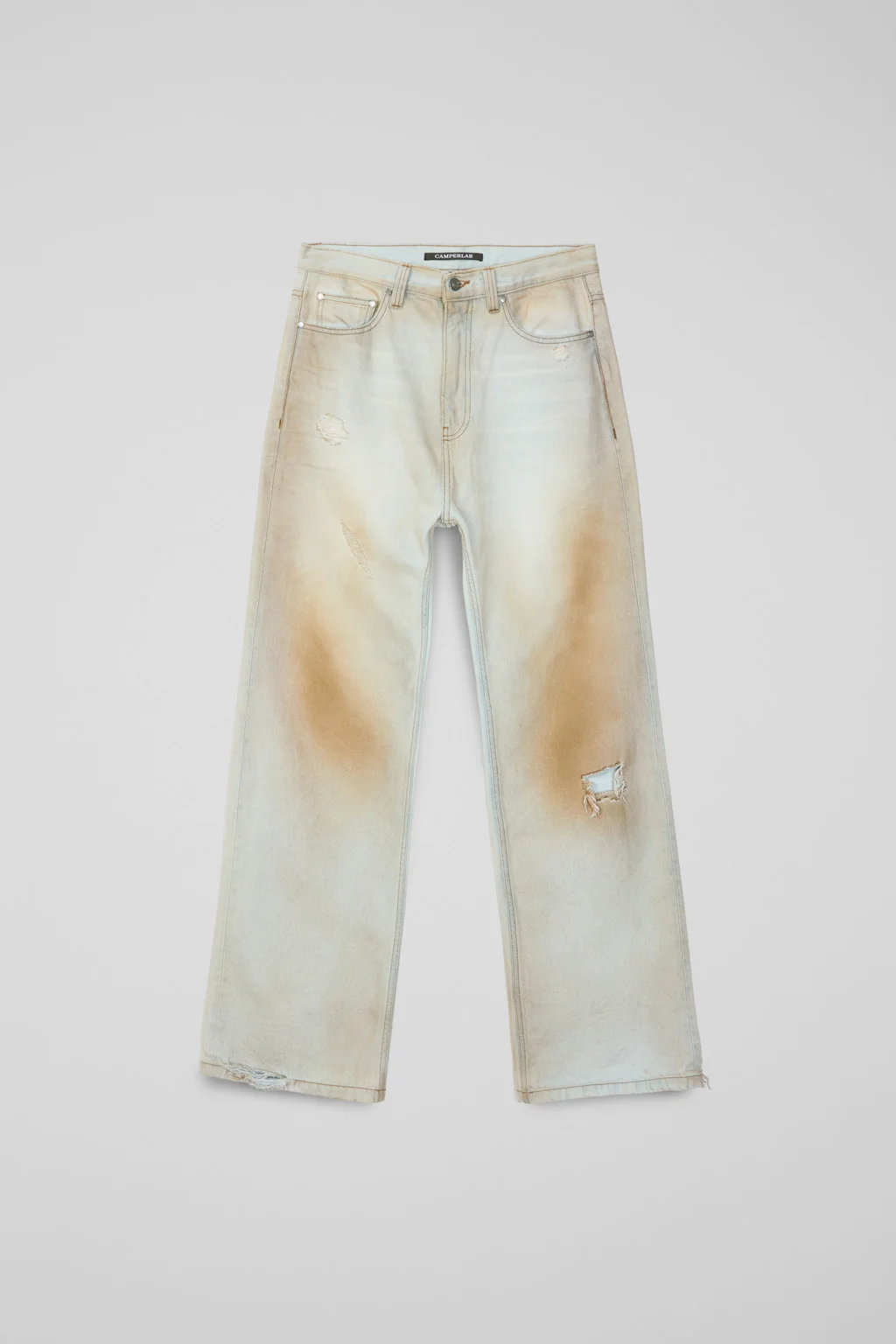 WASHED FLARED JEANS - 1