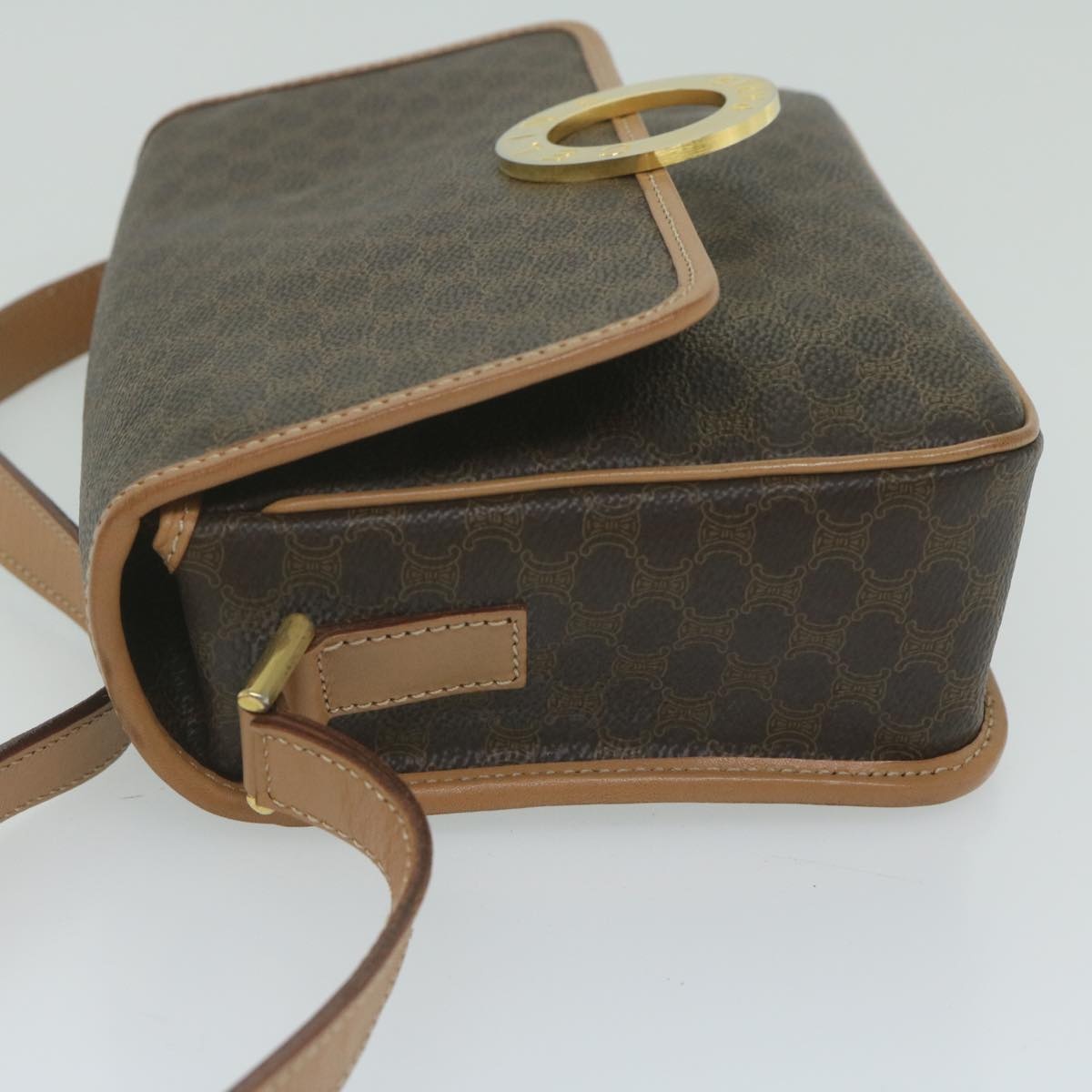 CELINE Macadam Canvas Shoulder Bag - 4