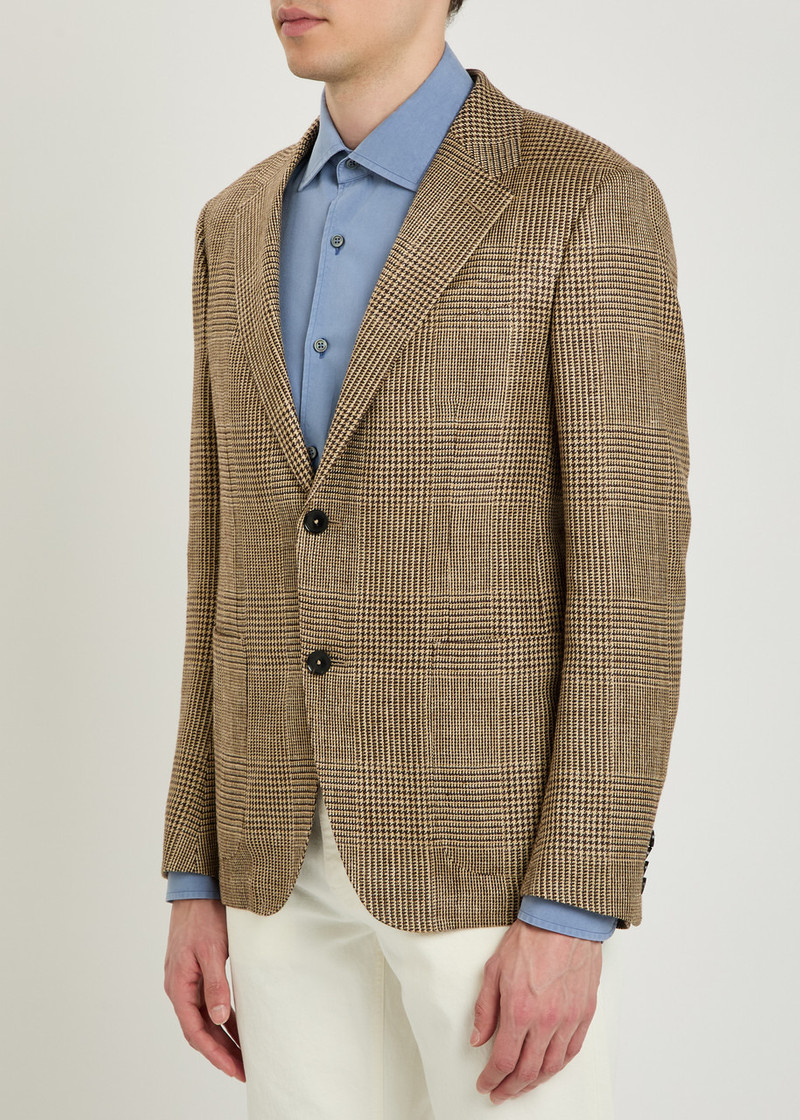 ZEGNA Zegna Houndstooth Woven Blazer outlook