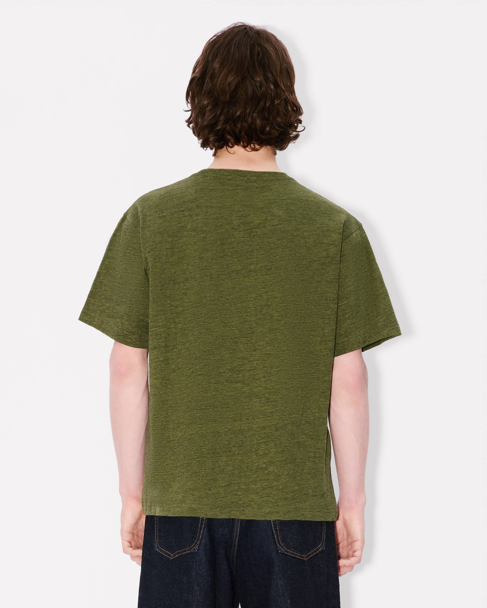 'KENZO Paris Chainstitch' embroidered T-shirt in cotton - 4