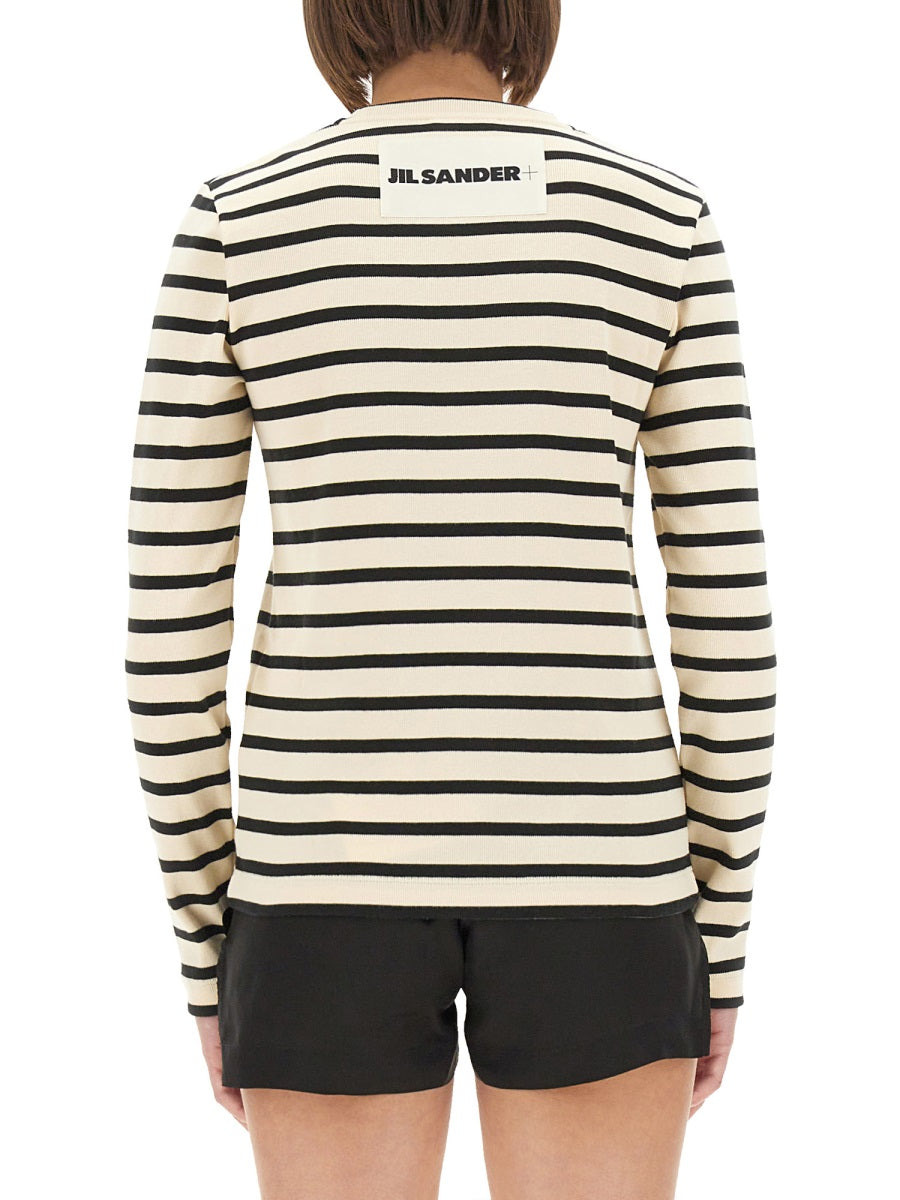 Jil Sander Women Striped T-Shirt - 3