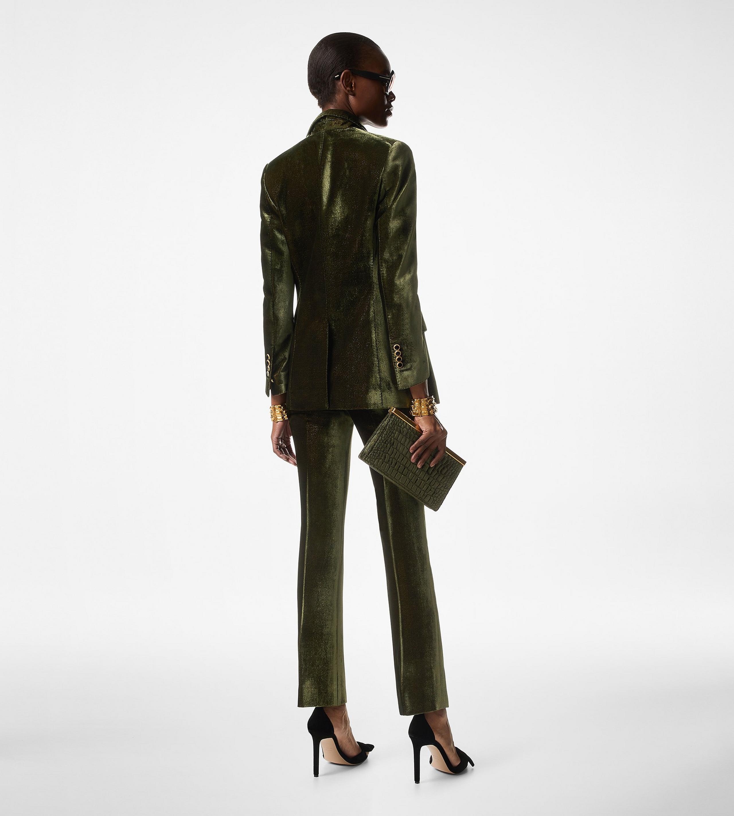VELVET "WALLIS" SINGLE BREASTED JACKET - 4