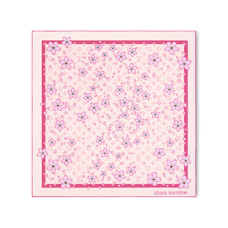 LV x TM Monogram Cherry Blossom Square 70 1