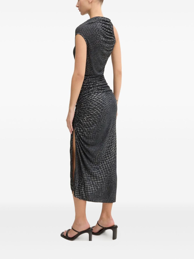 Rick Owens Lilies sleeveless side-split midi dress outlook