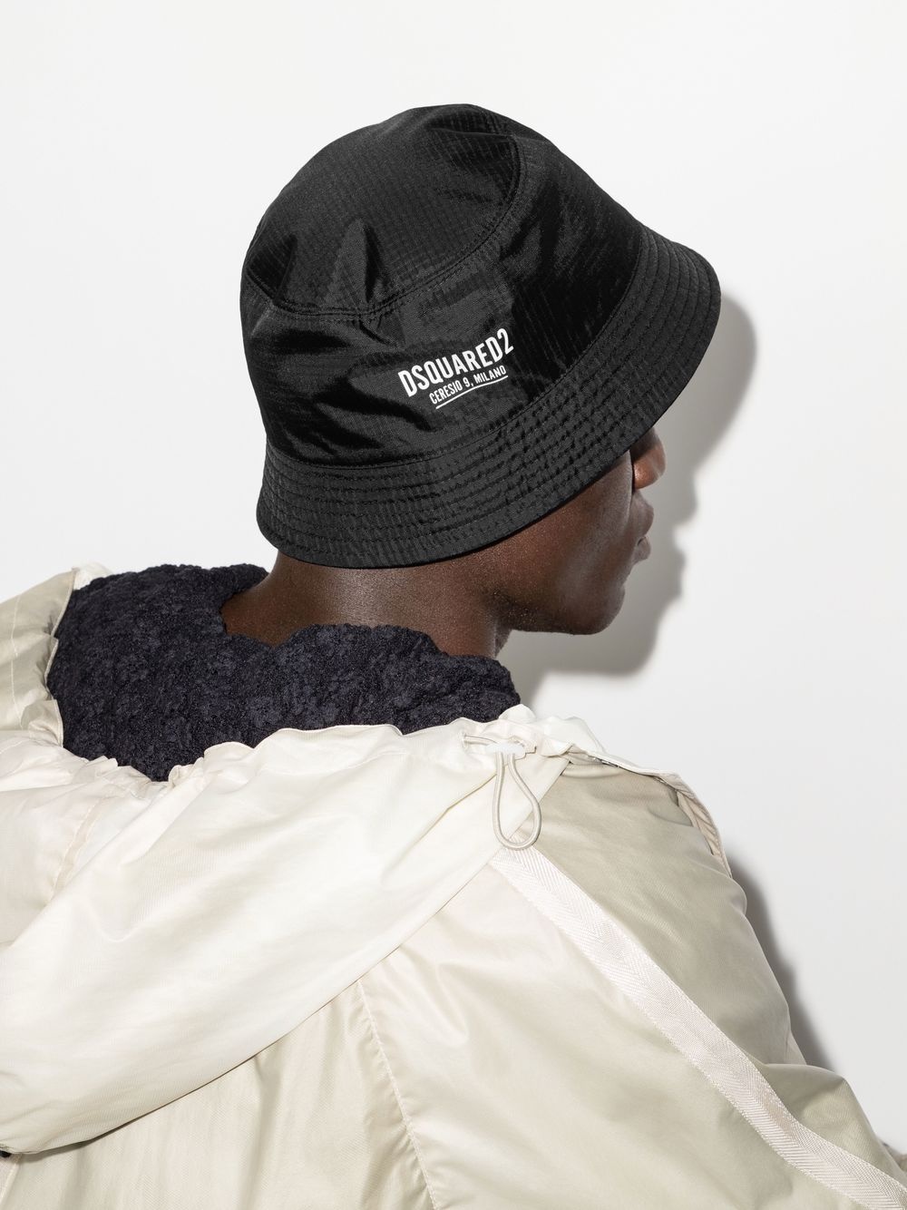 Dsquared2 Ceresio 9 ロゴプリント バケットハット Dsquared2 Ceresio 9 ロゴプリント バケットハット