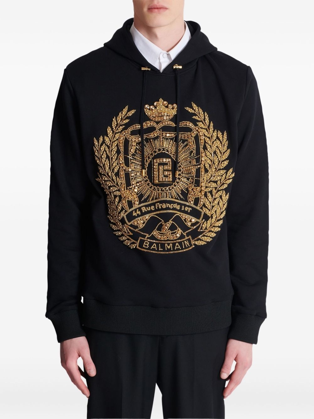embroidered hoodie - 6