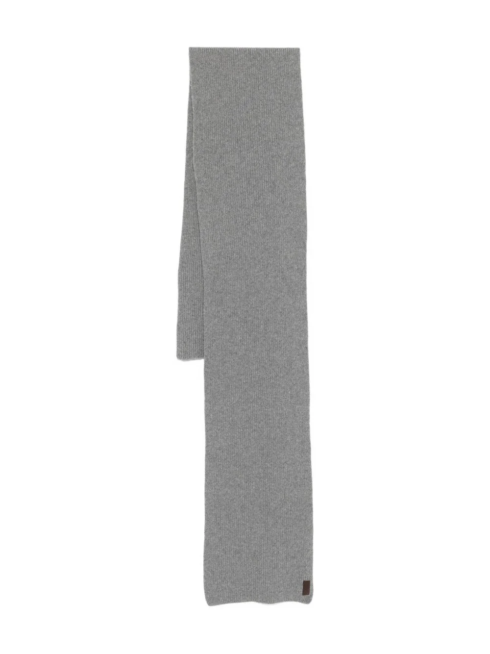 ribbed wool scarf - 1