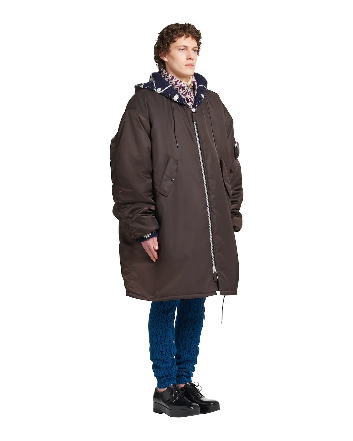 Oversized Re-Nylon raincoat - 3