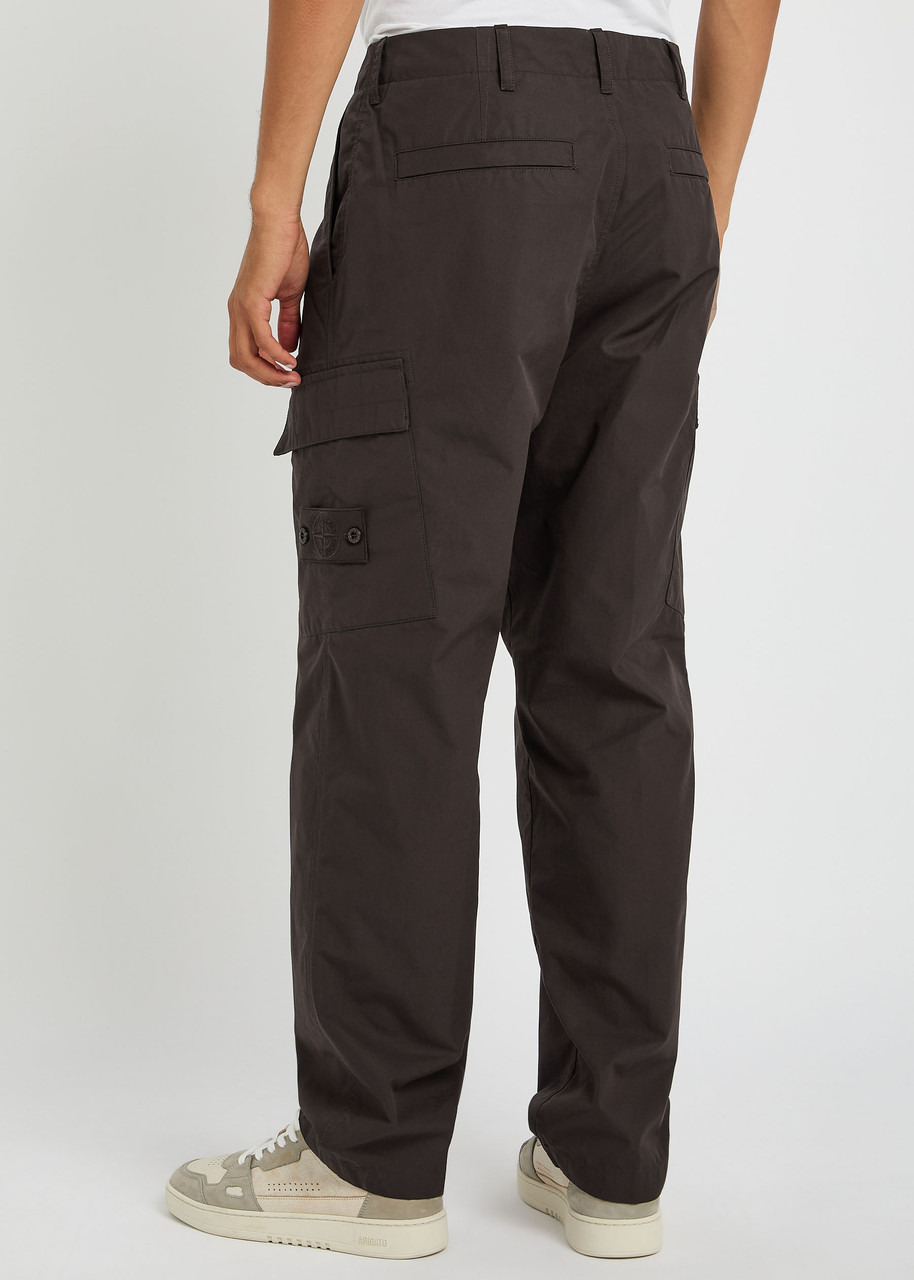 Stone Island Ghost Cotton-poplin Cargo Trousers - 3