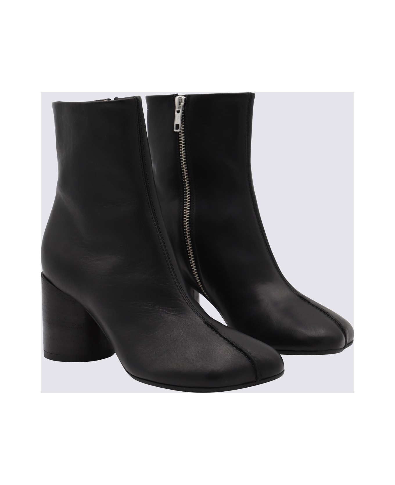 Black Leather Boots - 2