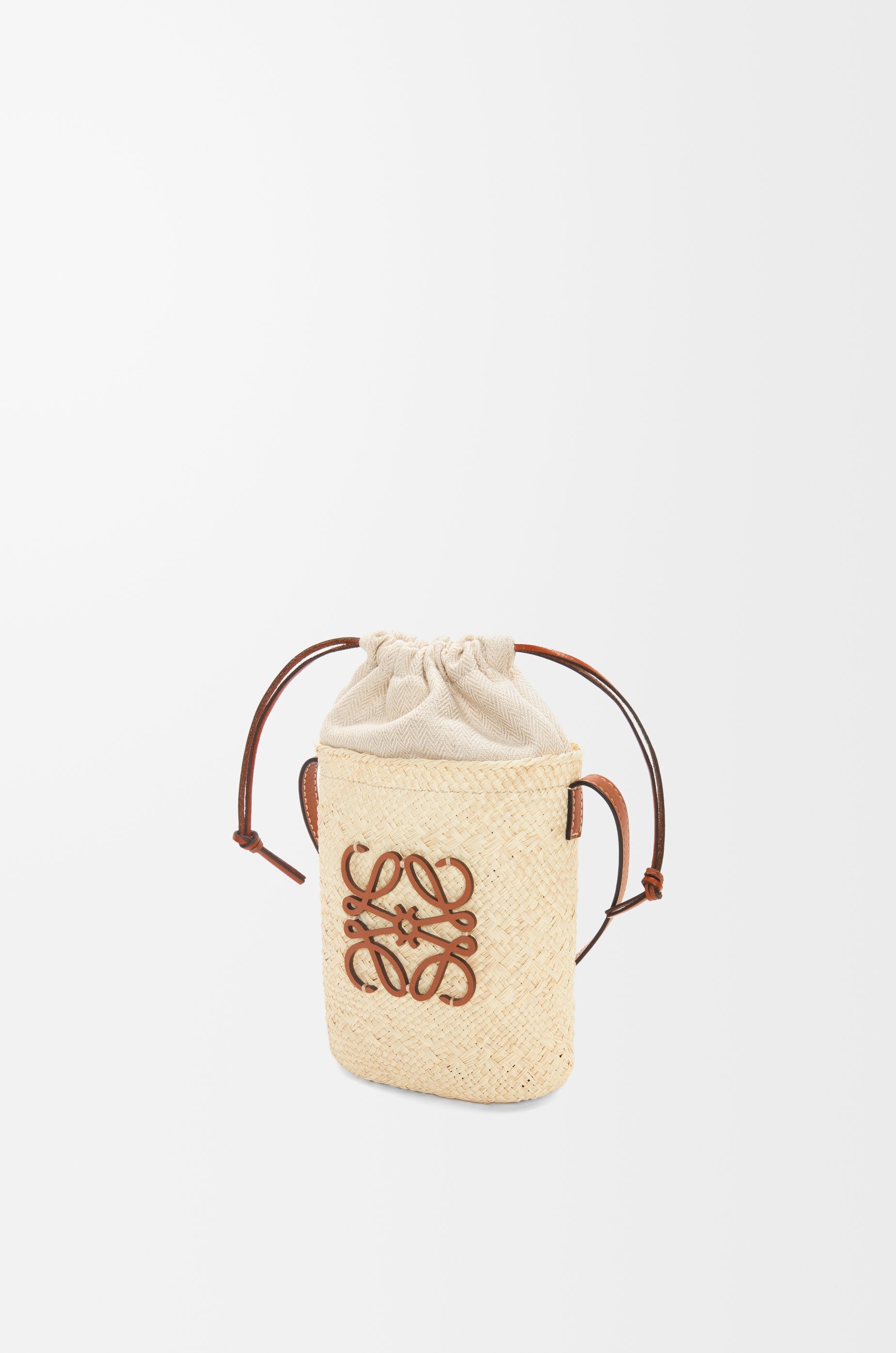 Square pocket in iraca palm and calfskin - 4