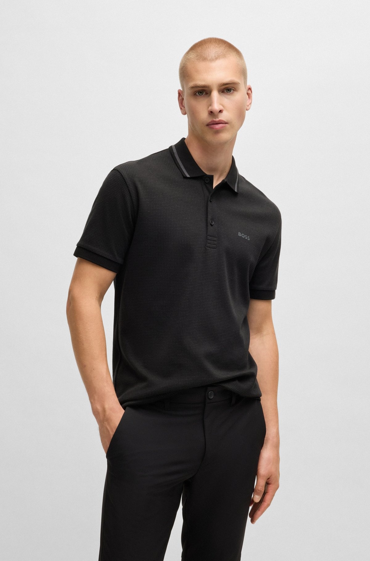 PADDY POLO SHIRT IN COTTON JACQUARD - 2