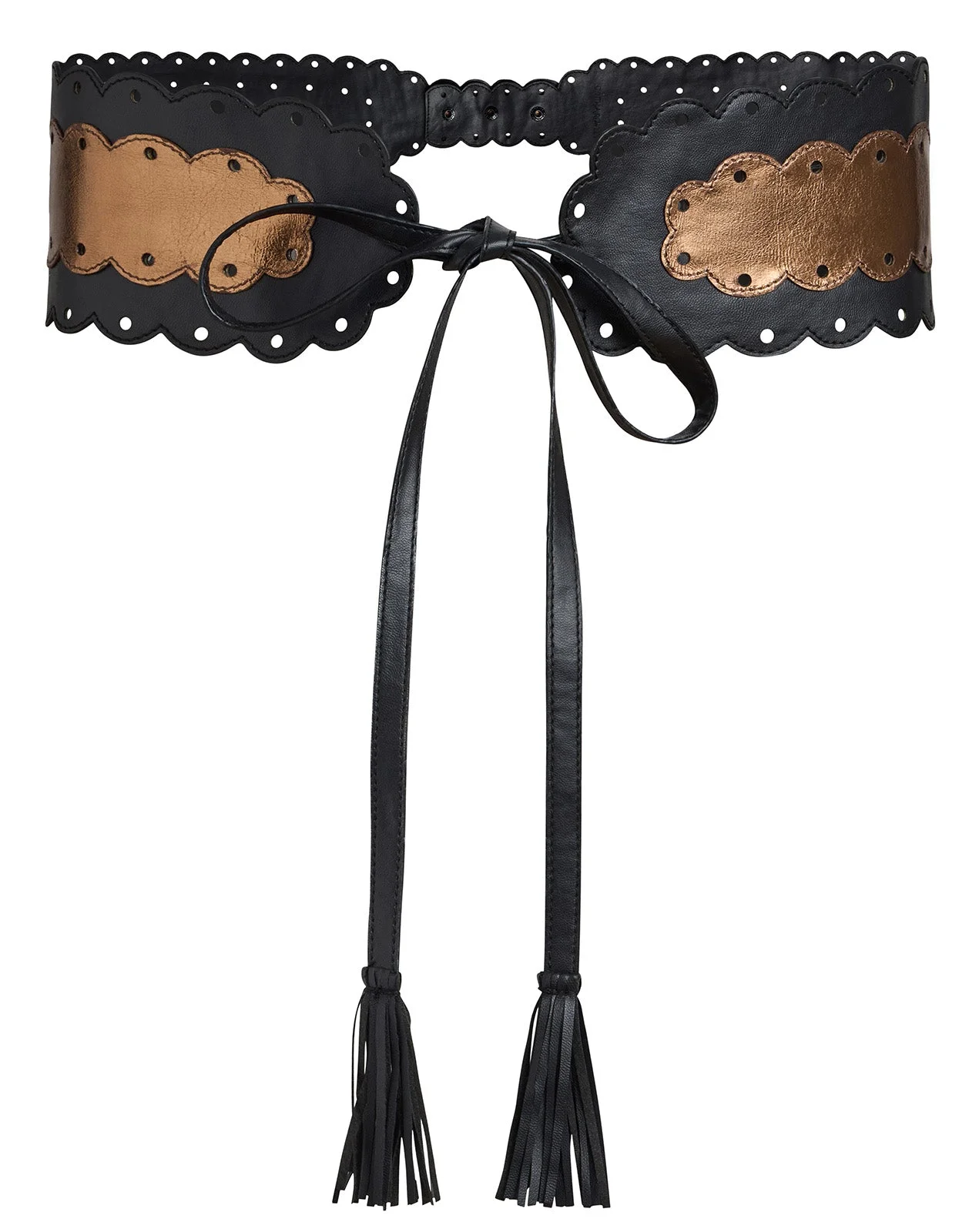 Metallic Scallop Belt - 1