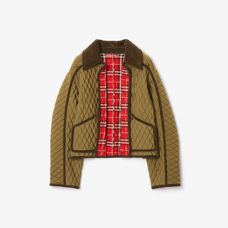 Cropped Quilted Nylon Floriston Jacket 4