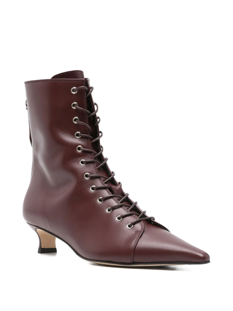 Aeyde Aeyde 40mm Lace-up Pointed-toe Boots outlook