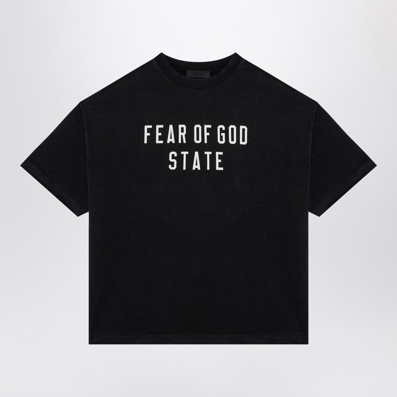 BLACK T-SHIRT WITH LOGO 1