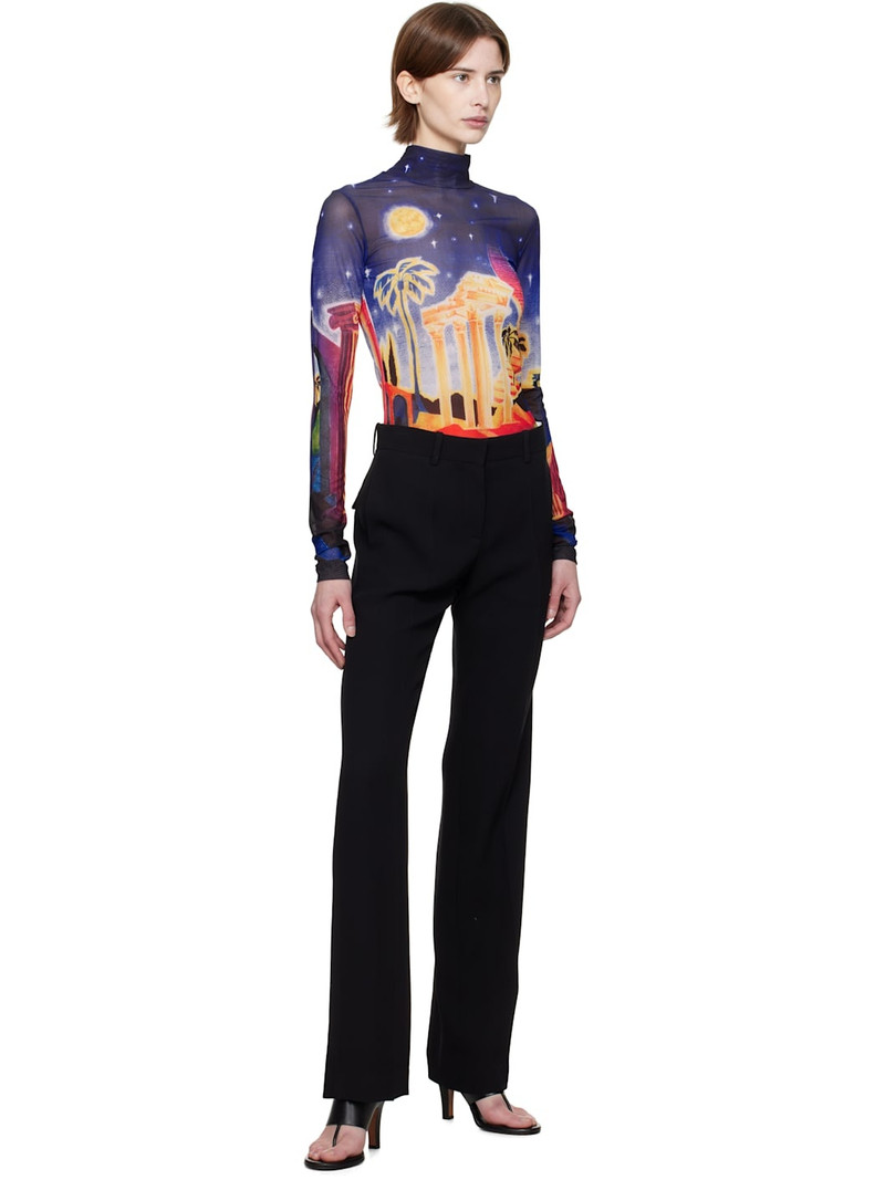 Multicolor Midnight Acropolis Mesh T-Shirt 5