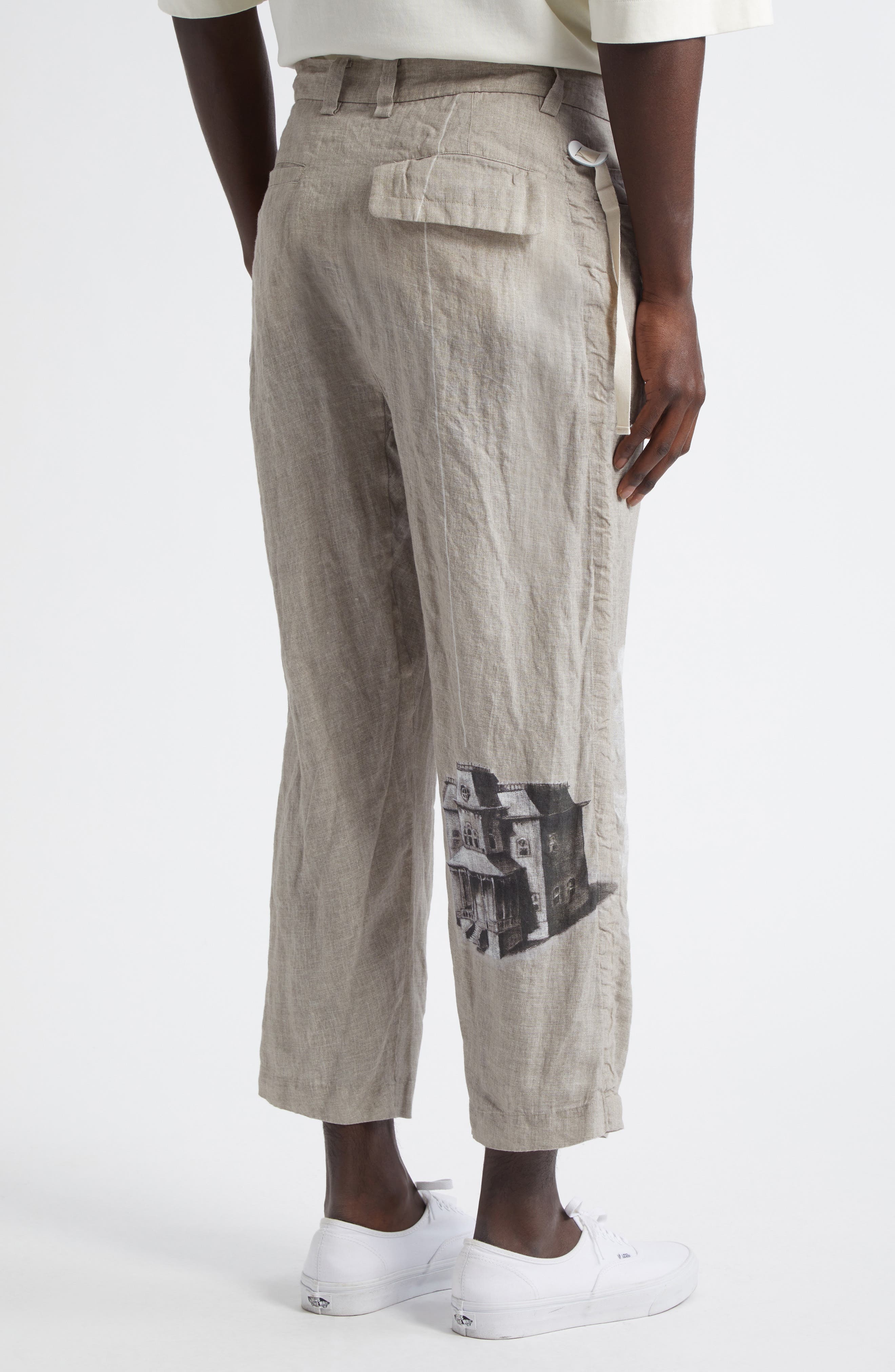 Undercover Linen Pants in Natural Base at Nordstrom - 3