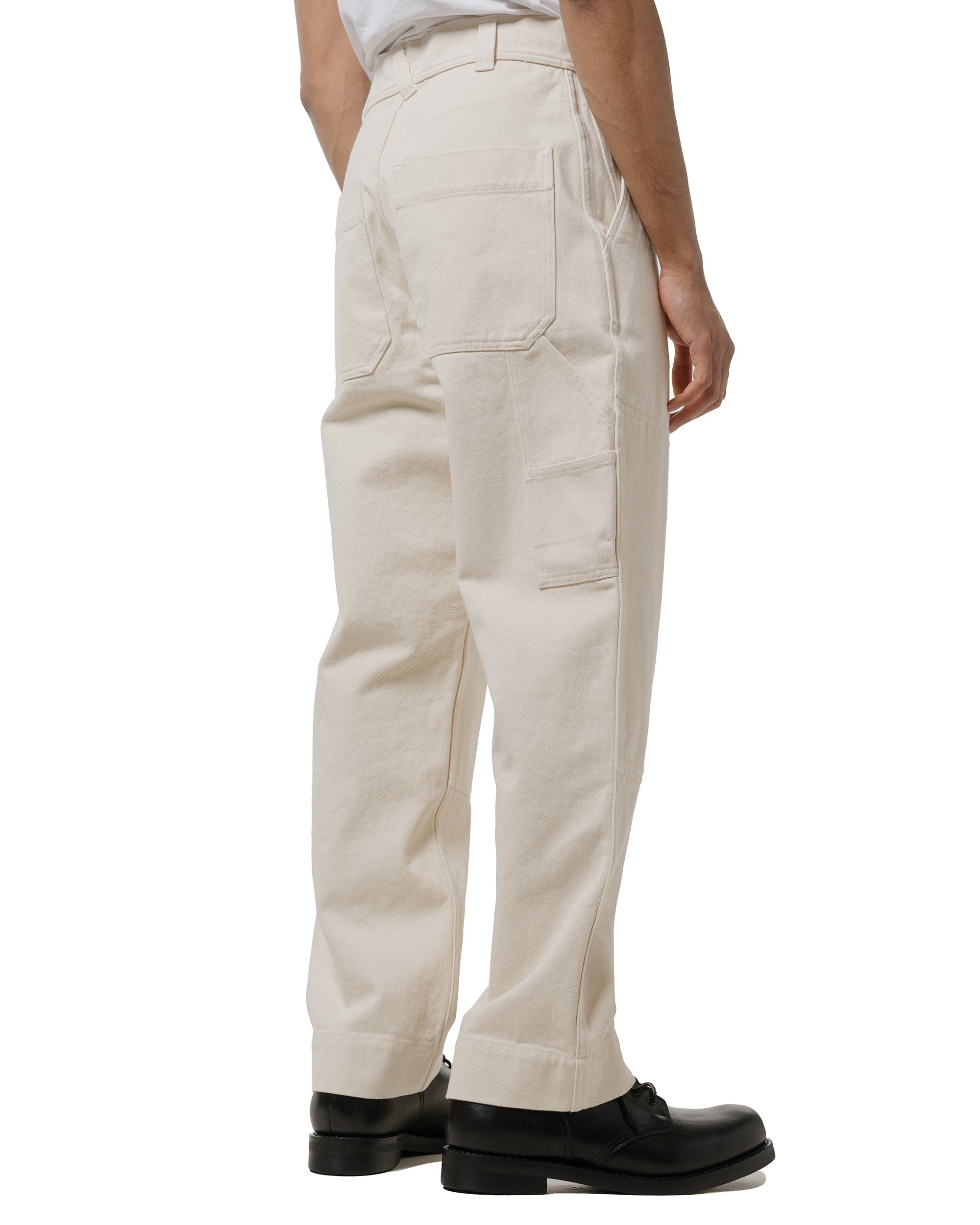 MHL Tool Pocket Trousers Natural Cotton Denim Natural - 3