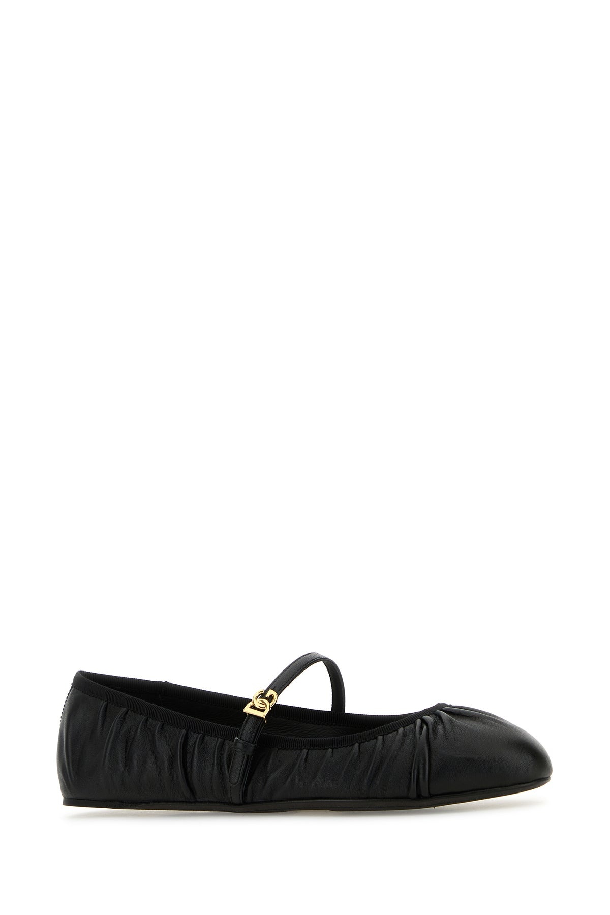 Black nappa leather ballerinas - 2