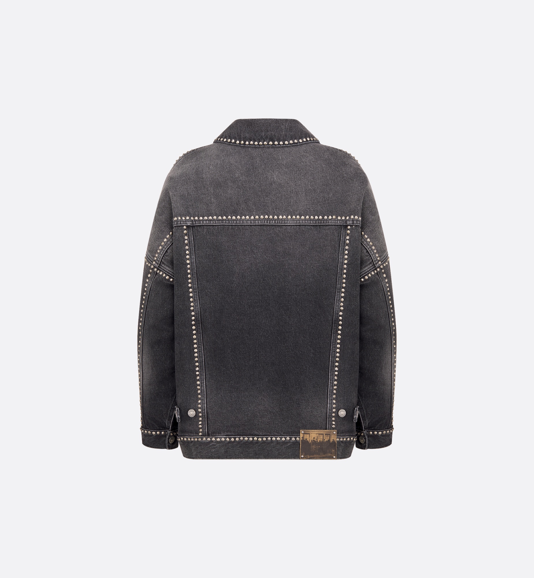 Oversized Studded Jacket - 2