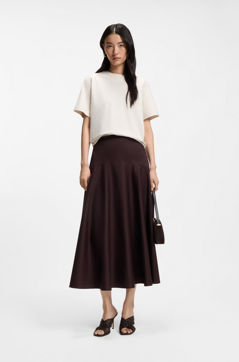 BOSS RELAXED-FIT T-SHIRT IN MERCERIZED COTTON outlook