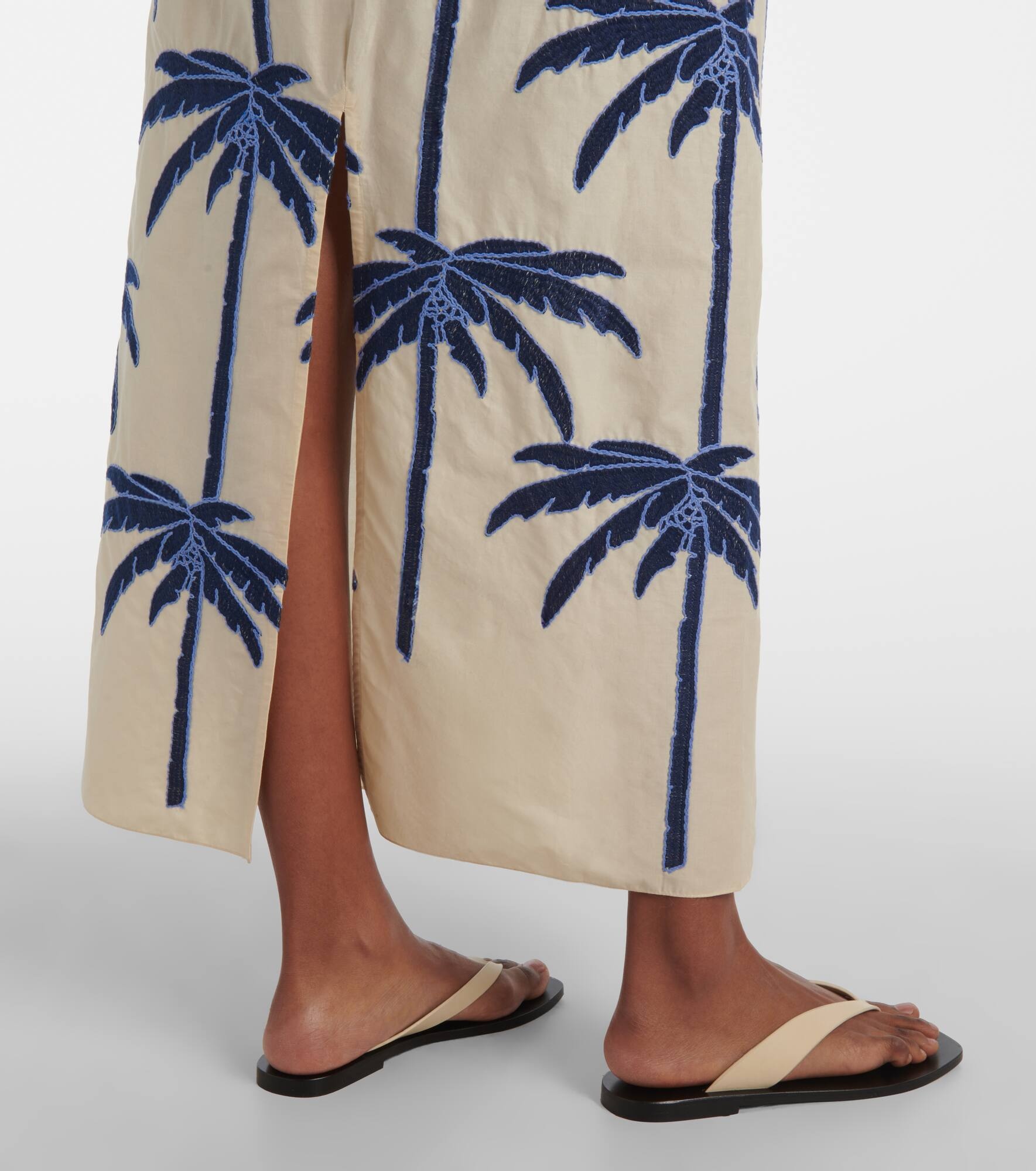 Journey embroidered cutout midi dress - 5